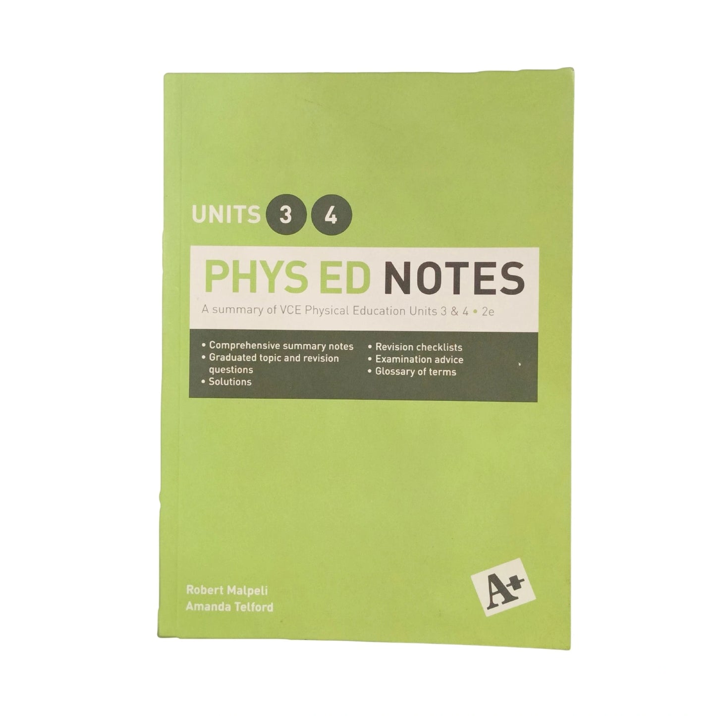 A+ Phys Ed Notes Units 3 & 4 A Summary of VCE Physical Education
