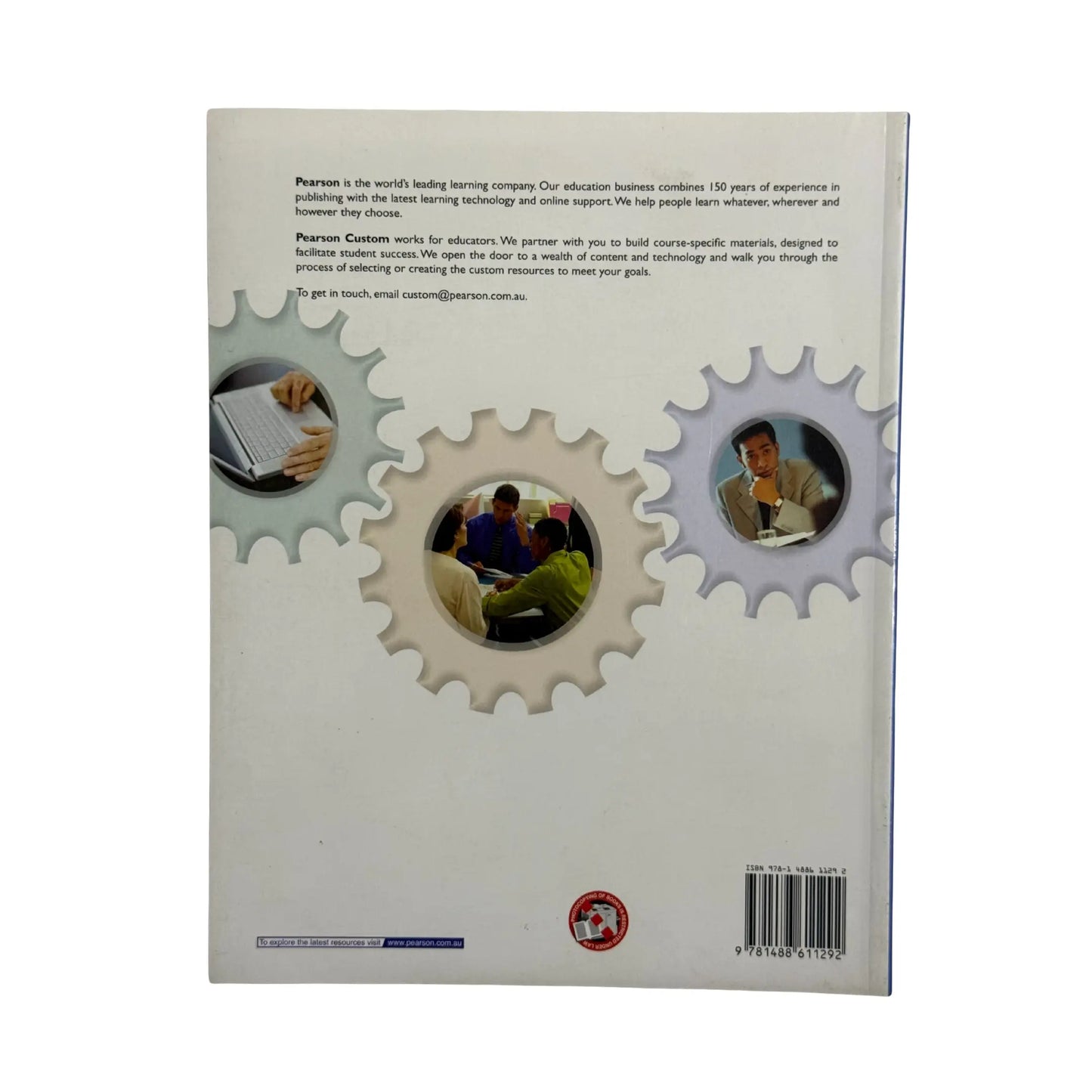 The back cover and synopsis of the original Accounting Systems book.