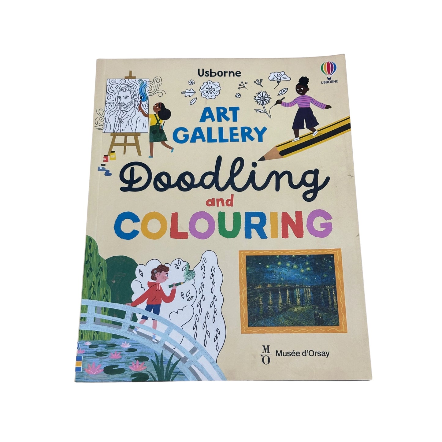 Art Gallery Doodling And Colouring
