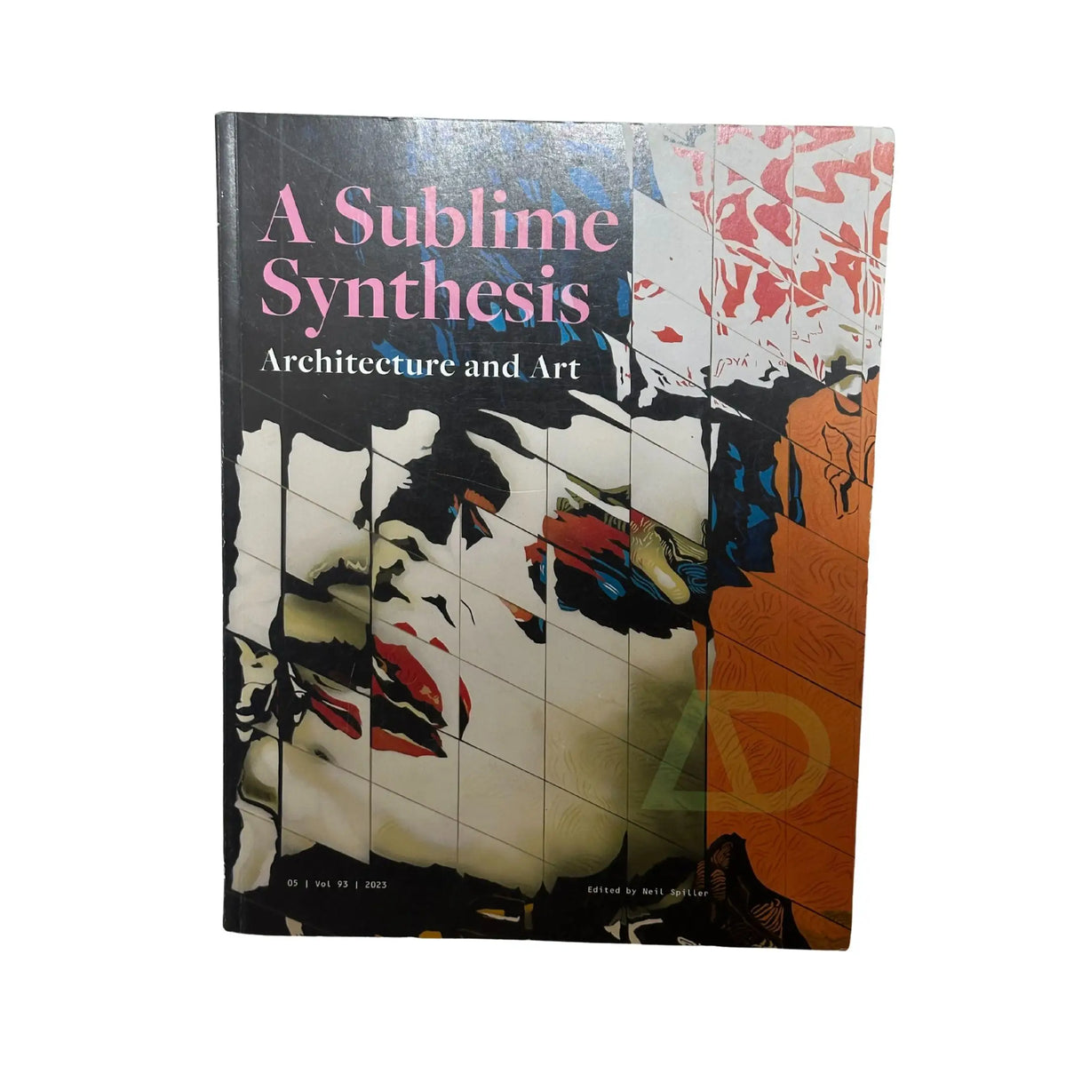 Art and Architecture A Sublime Synthesis paperback cover featuring abstract architectural artwork
