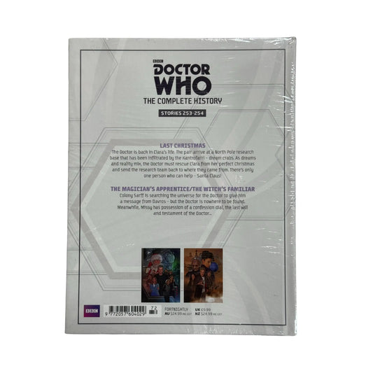 The back cover and synopsis of the original BBC Doctor Who book.