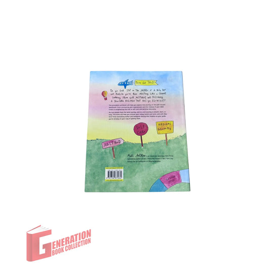 View of the back cover and ISBN information for this authentic imported copy of Getting There by Mari Andrew.
