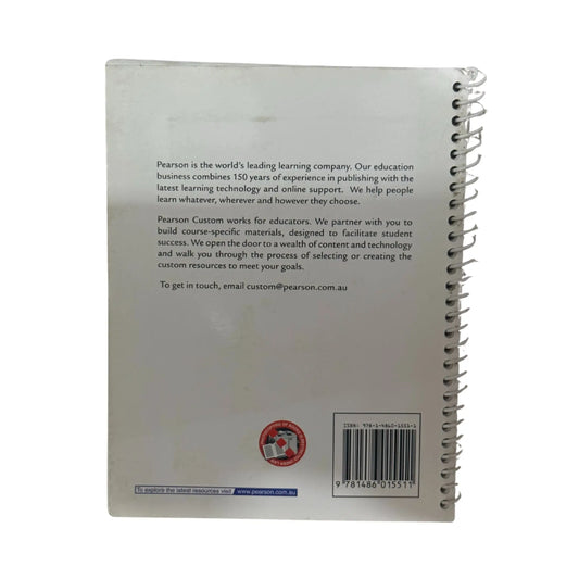A detailed view of the back cover of the Academic Skills for Nursing and Midwifery Students textbook, featuring ISBN and edition information for this original imported copy.