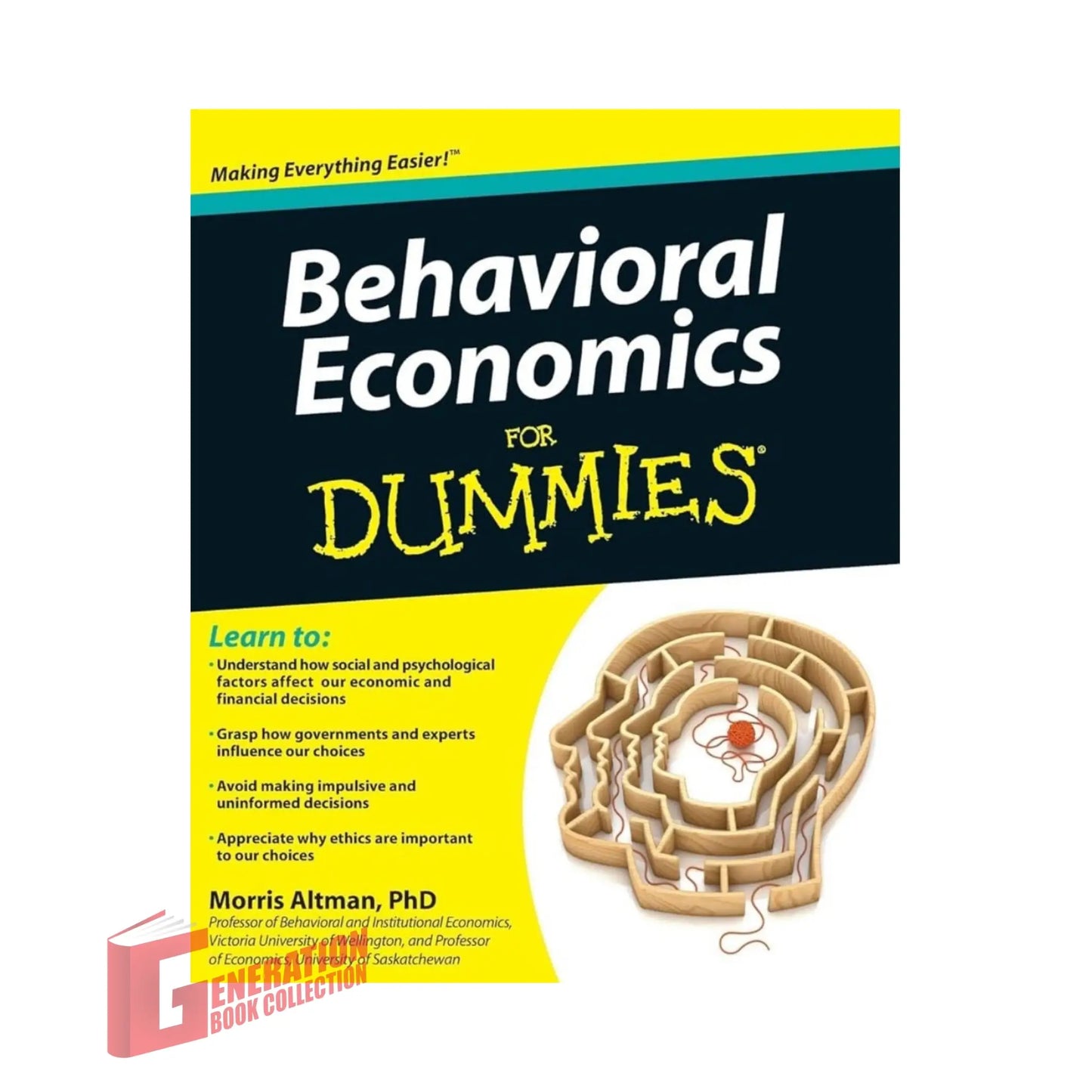 Behavioral Economics For Dummies by Morris Altman original book cover