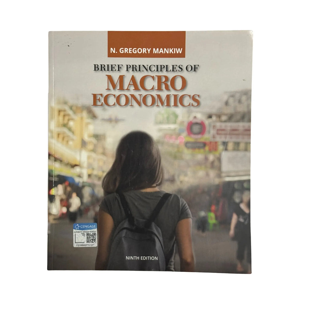 Brief Principles of Macroeconomics 9th Edition by N. Gregory Mankiw Cengage Learning textbook cover