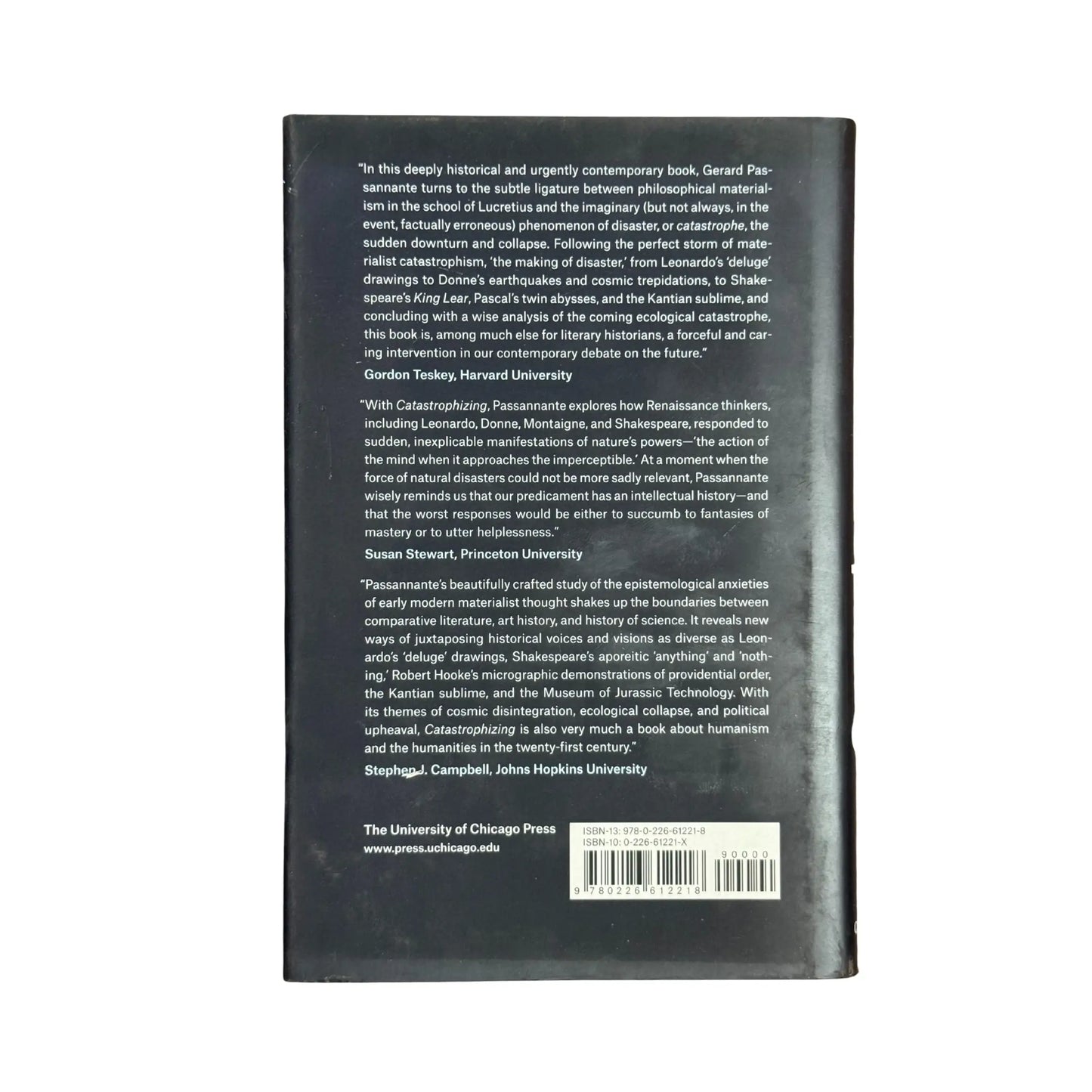 Catastrophizing Materialism and the Making of Disaster