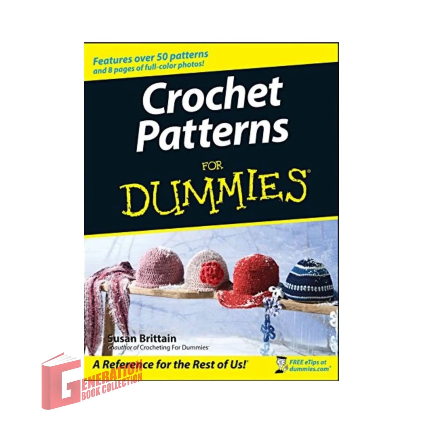 Crochet Patterns For Dummies by Susan Brittain original craft book cover