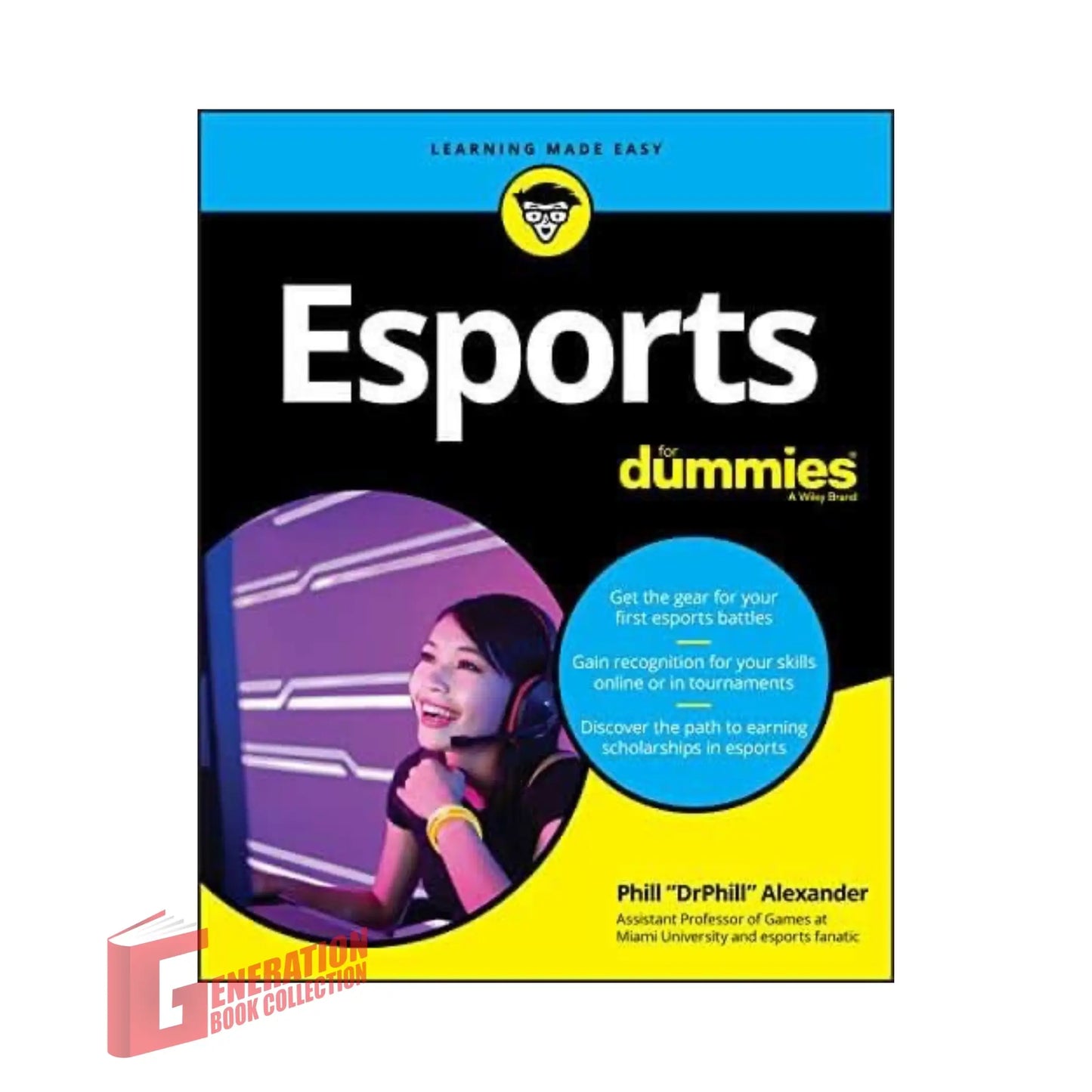 Esports For Dummies by Phill Alexander original book cover