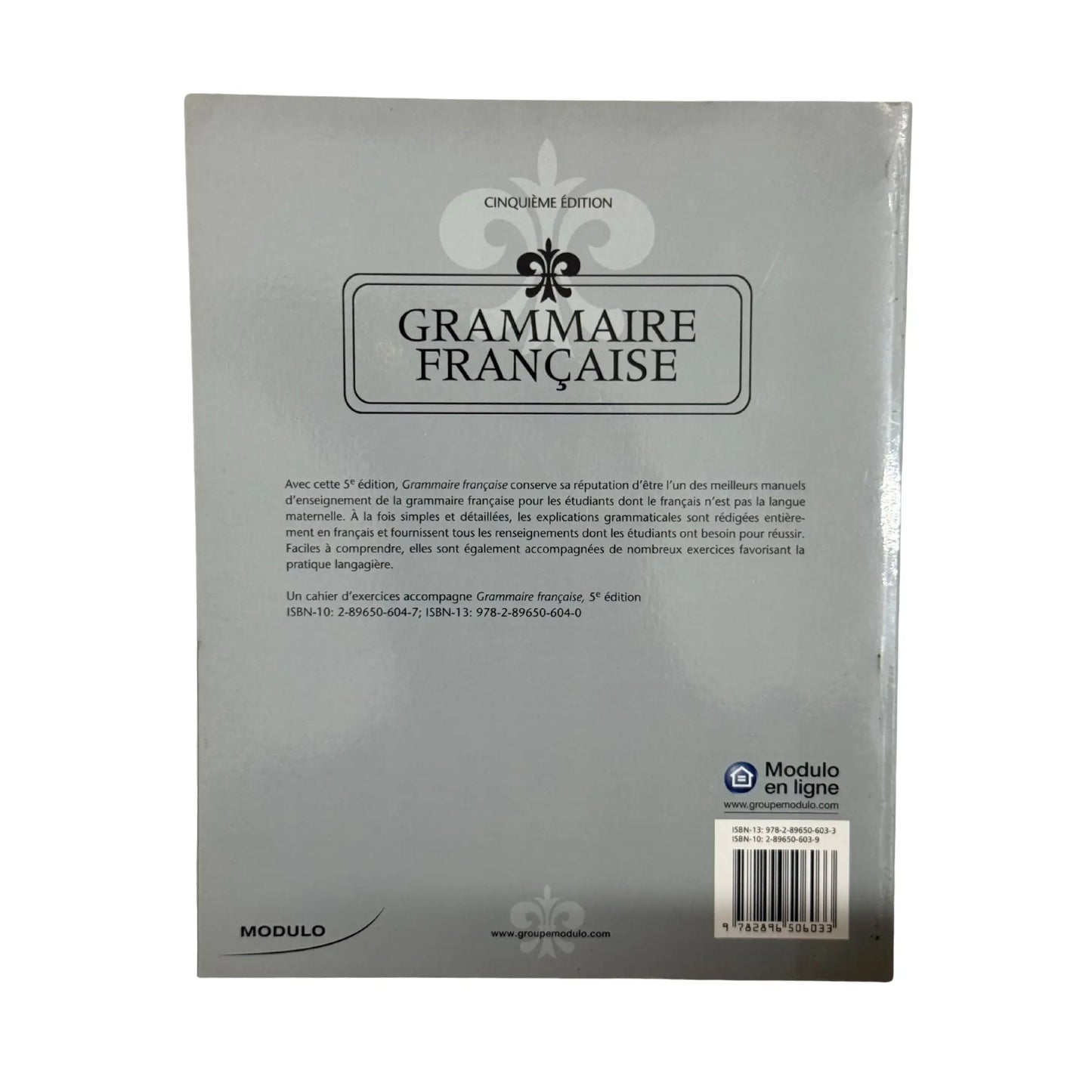 GRAMMAIRE FRANÇAISE