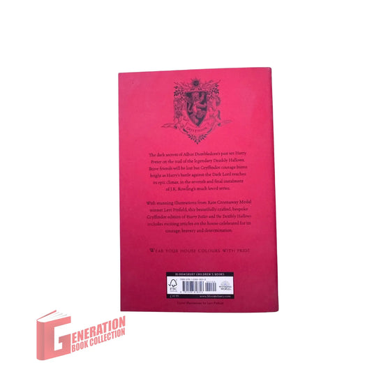 Back cover details of Harry Potter and the Deathly Hallows imported edition