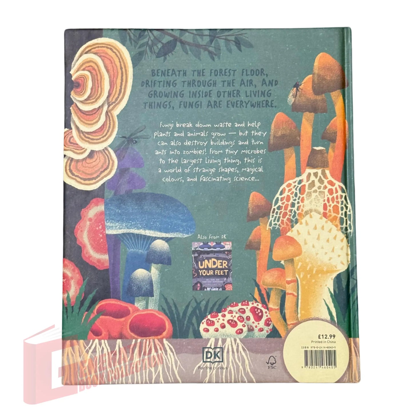 Back cover details of Humongous Fungus imported edition