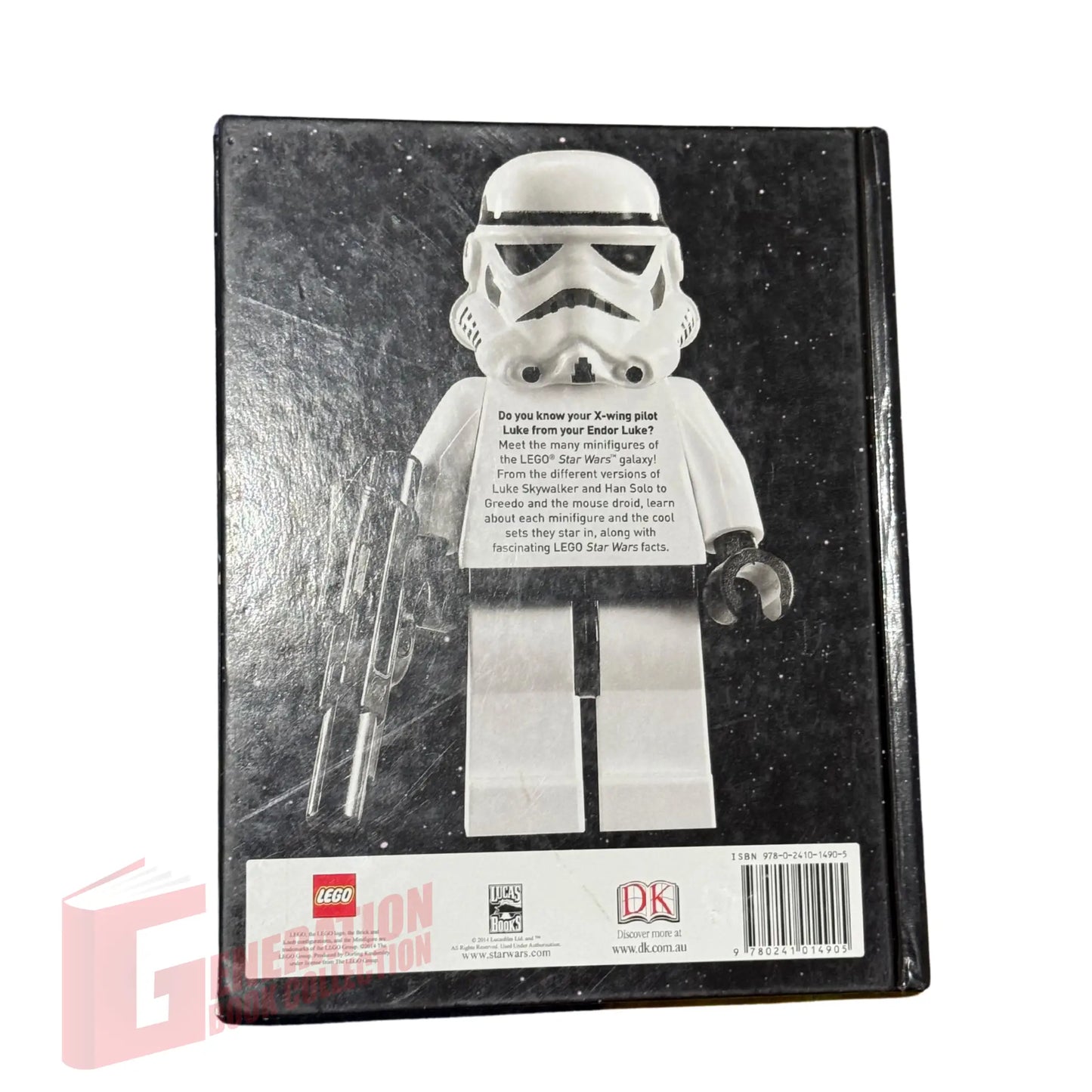 Back cover details and ISBN of LEGO Star Wars Character Encyclopedia