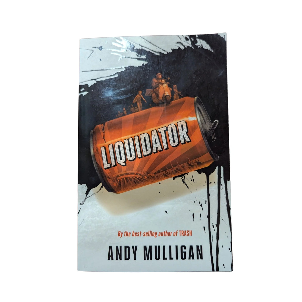 Front cover of Liquidator by Andy Mulligan, a young adult mystery thriller published by David Fickling Books