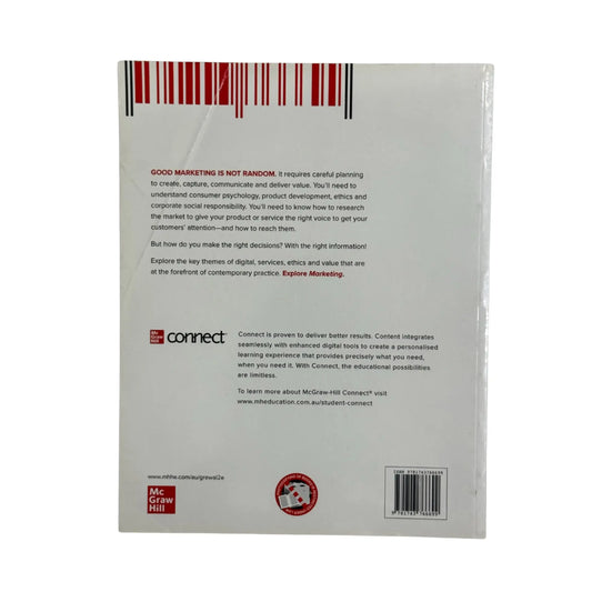 Back cover details of M: Marketing imported edition
