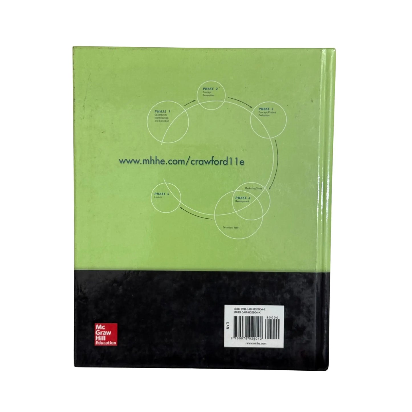 The back cover and synopsis of the original New Products Management book.