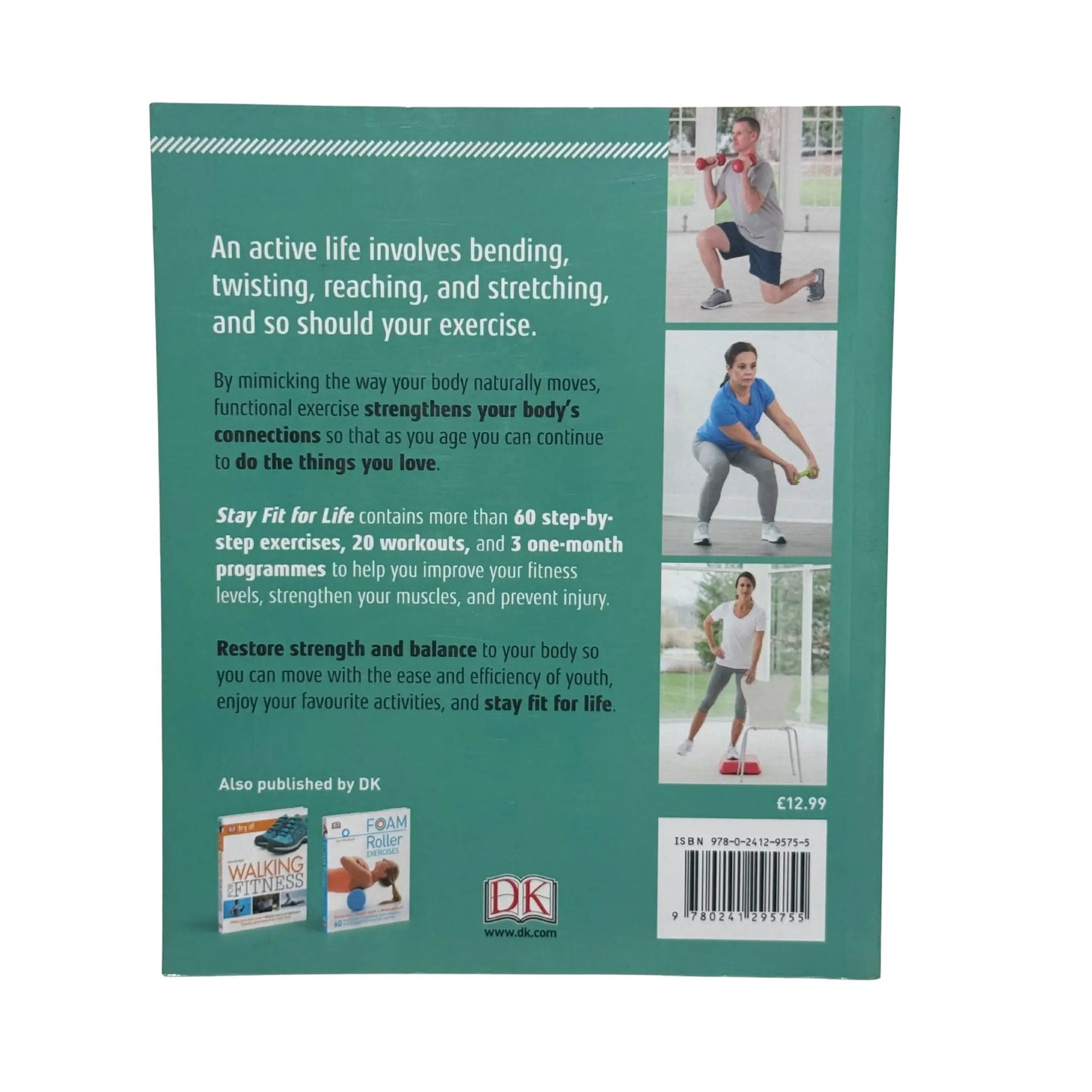 Back cover details of Stay Fit For Life imported edition