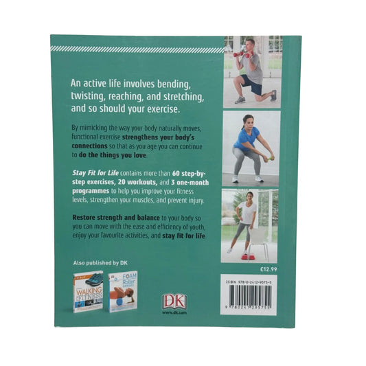 Back cover details of Stay Fit For Life imported edition