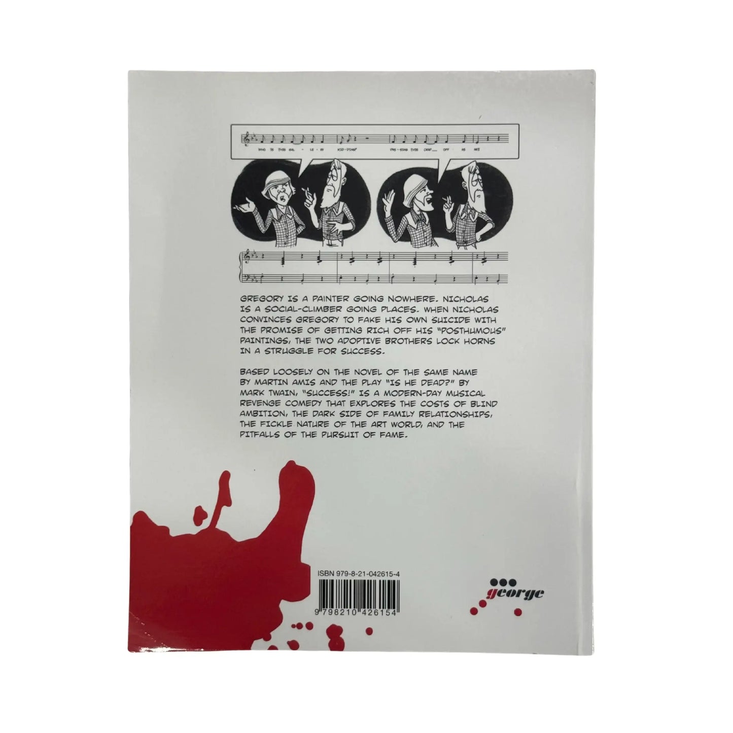 Back cover details of Success! imported edition