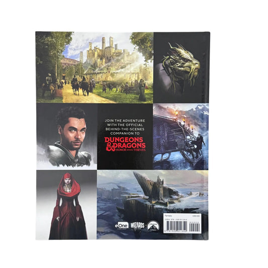 Back cover details of The Art and Making of Dungeons & Dragons imported edition