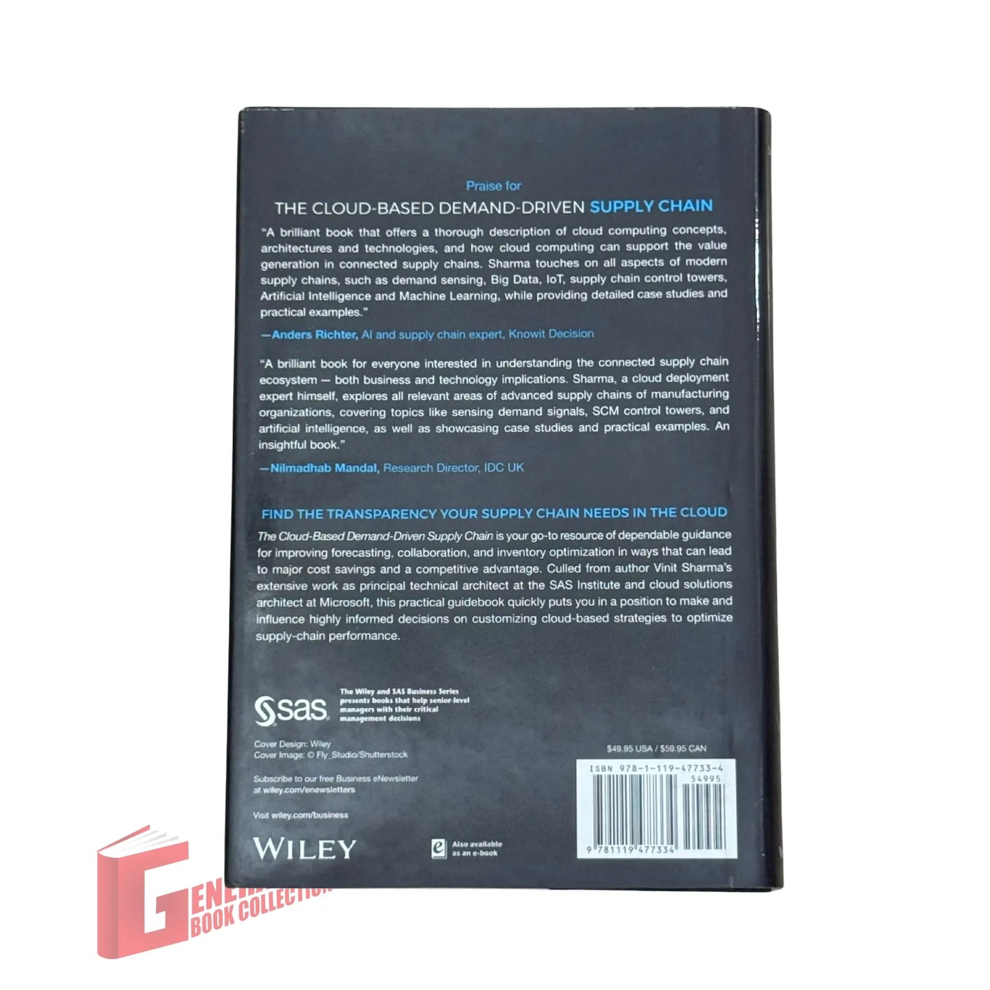 The back cover and synopsis of the original The Cloud-Based Demand-Driven Supply Chain book.