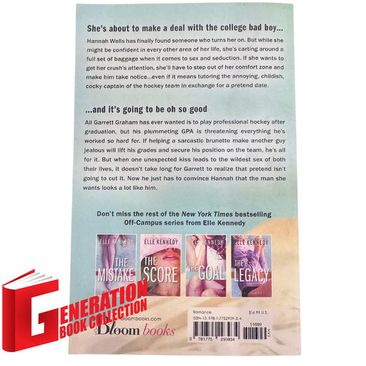 A lifestyle shot of "The Deal" book showing the spine and back cover, highlighting the "TikTok Made Me Buy It" popularity and glowing reviews.