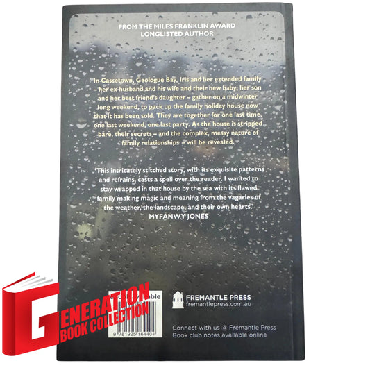 Back cover details of The Hope Fault imported edition