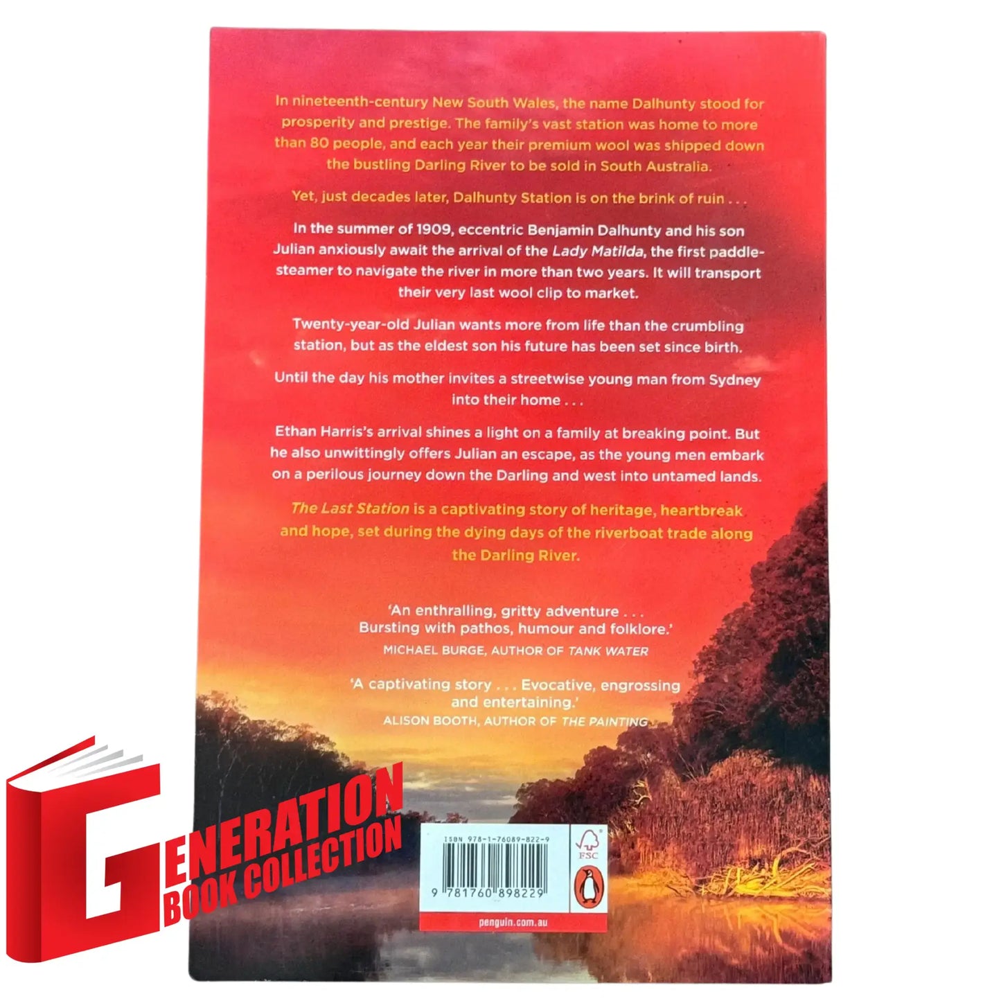 Back cover details of The Last Station imported edition