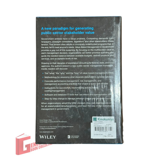 Value-Based Management in Government