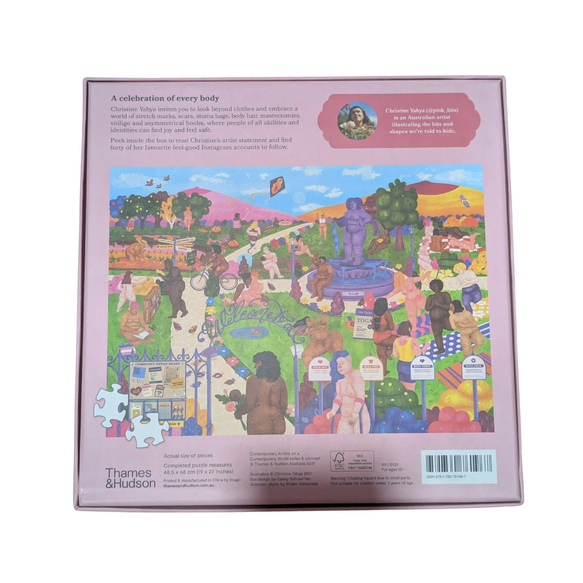 Pink Bits on Body Inclusivity: A 1000-Piece Equality Jigsaw Puzzle