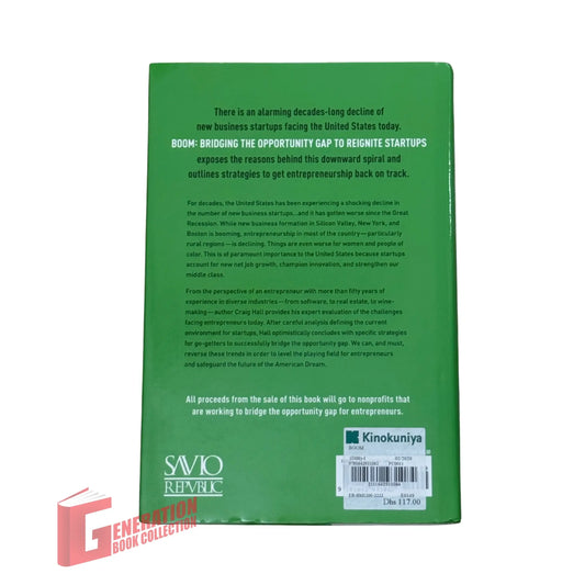 Boom: Bridging the Opportunity Gap to Reignite Startups