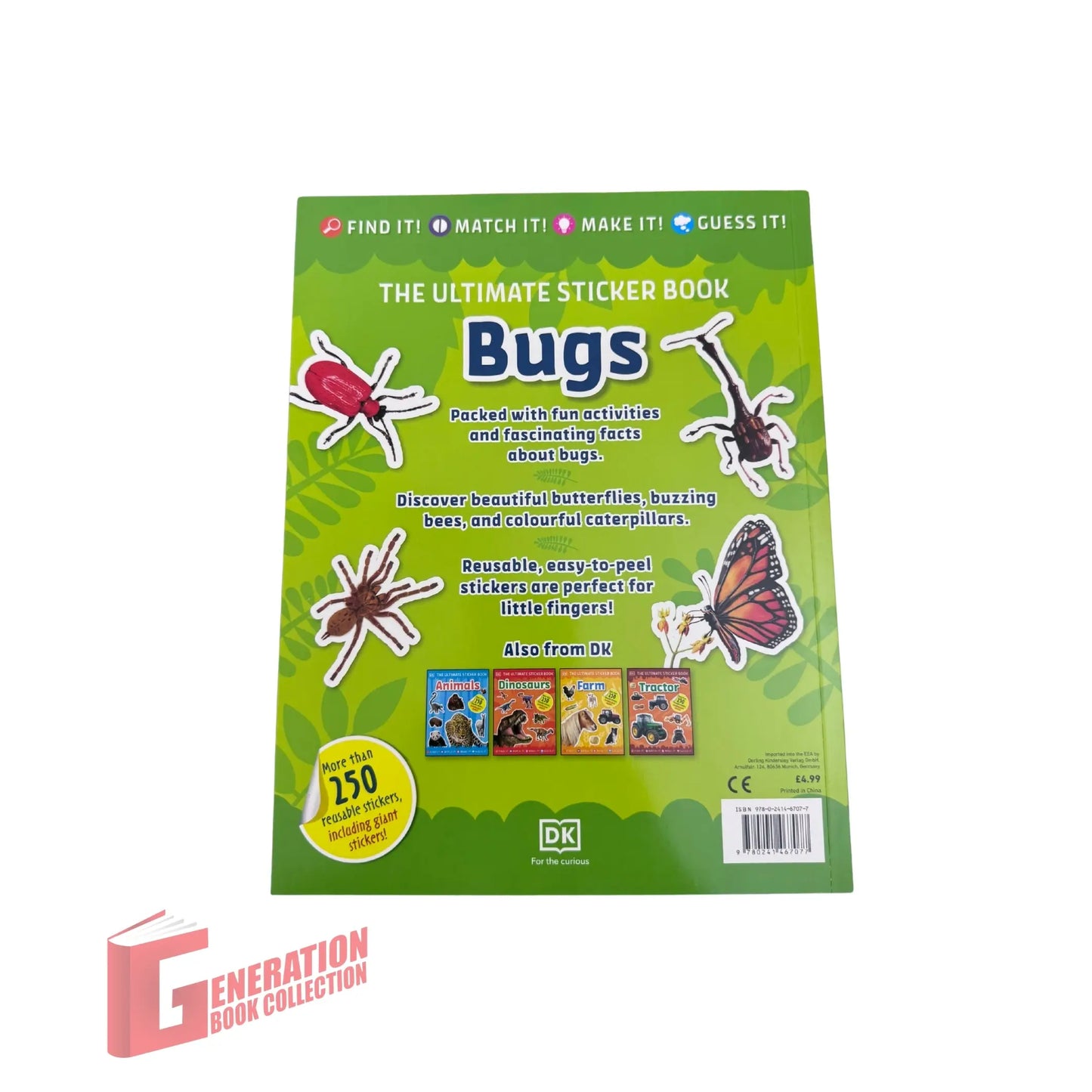 The Ultimate Sticker Book Bugs