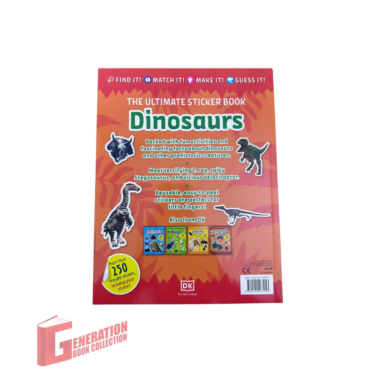 The Ultimate Sticker Book Dinosaur