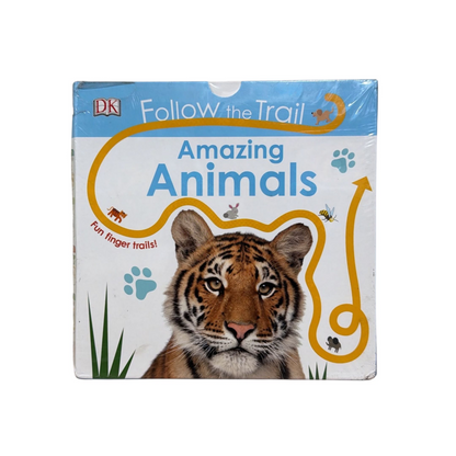 DK Follow the Trail Amazing Animals 4 Books Slipcase Set Educational Library
