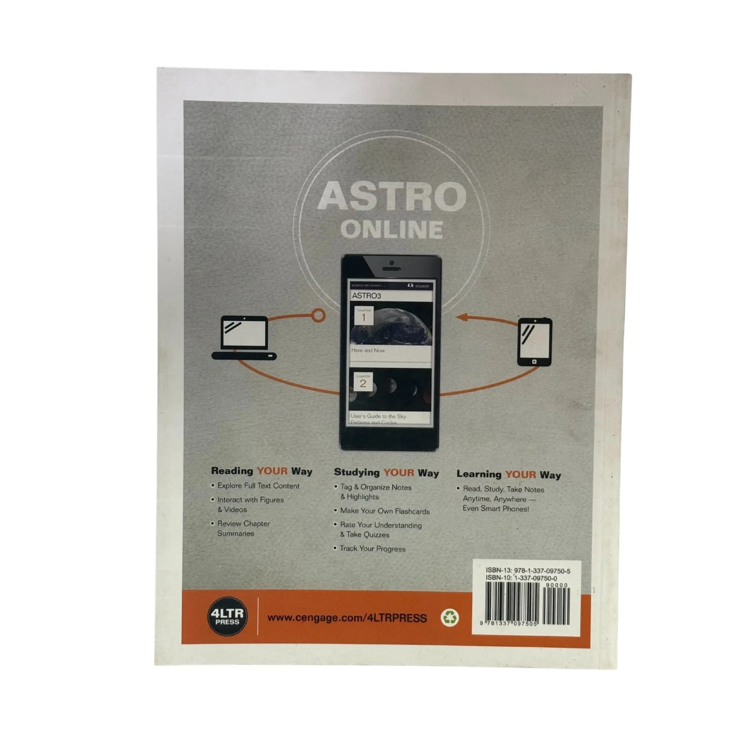 Back cover details of ASTRO 3 imported edition