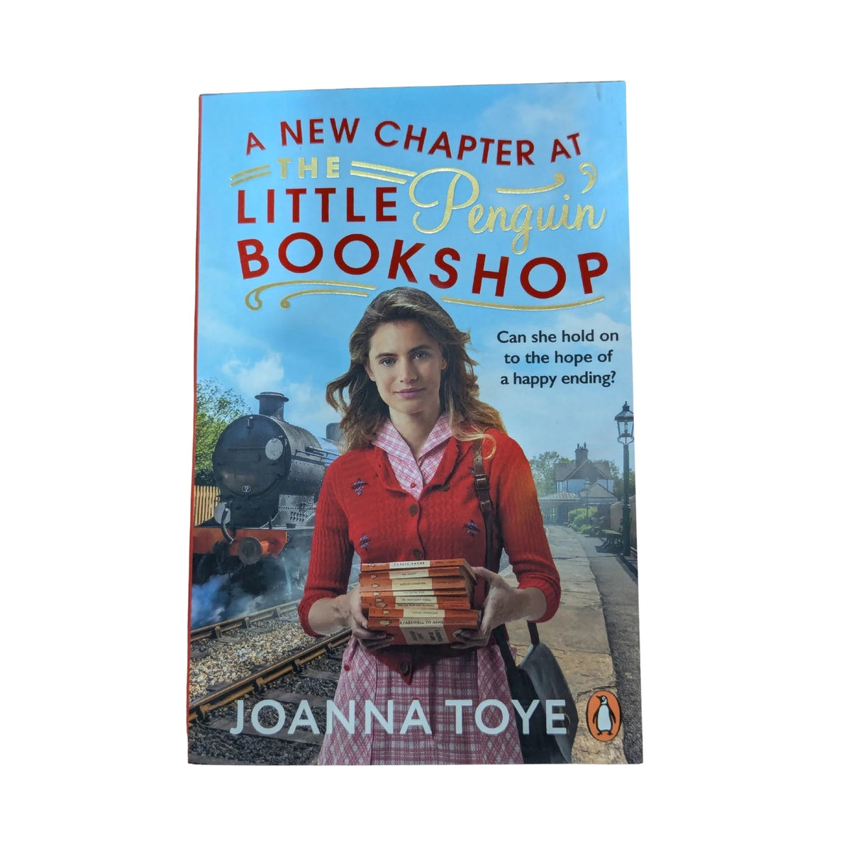 A New Chapter at the Little Penguin Bookshop by Joanna Toye, Penguin paperback historical fiction novel cover