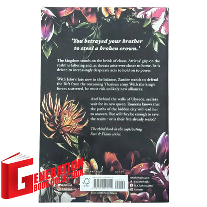 Back cover details of A Queen of Thieves and Chaos imported edition