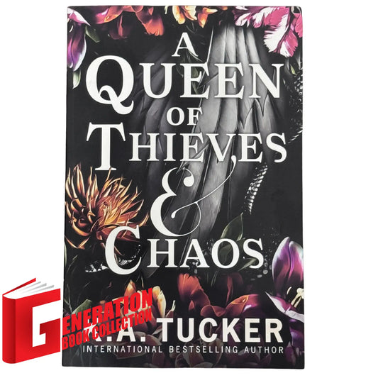 A Queen of Thieves and Chaos by K.A. Tucker original fantasy romance book cover