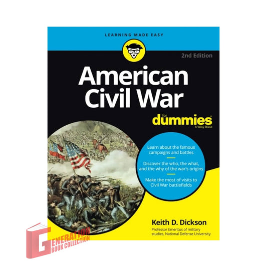 American Civil War For Dummies by Keith D. Dickson original history reference book cover