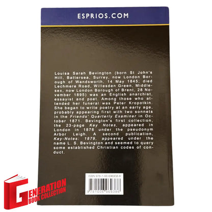 Back cover details of Anarchism and Violence imported edition