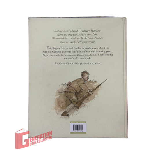 Back cover details of And the Band Played Waltzing Matilda imported edition