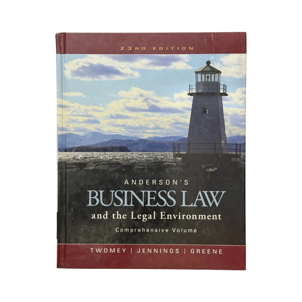 The front cover of Anderson's Business Law and the Legal Environment, Comprehensive Volume by David P. Twomey, available as an original imported copy at Generation Books Collection Pakistan.
