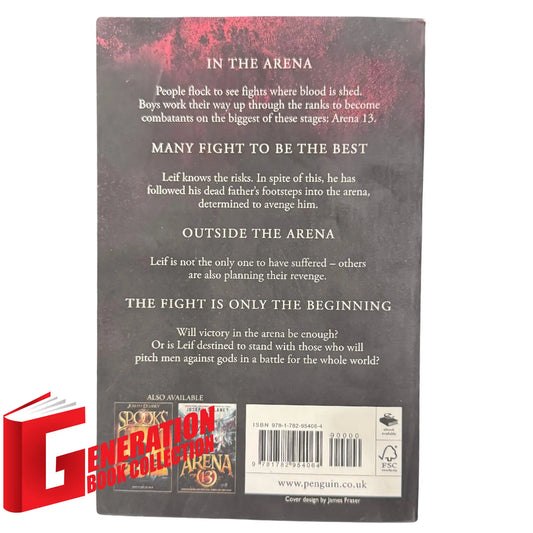 Back cover details of Arena 13: The Prey imported edition
