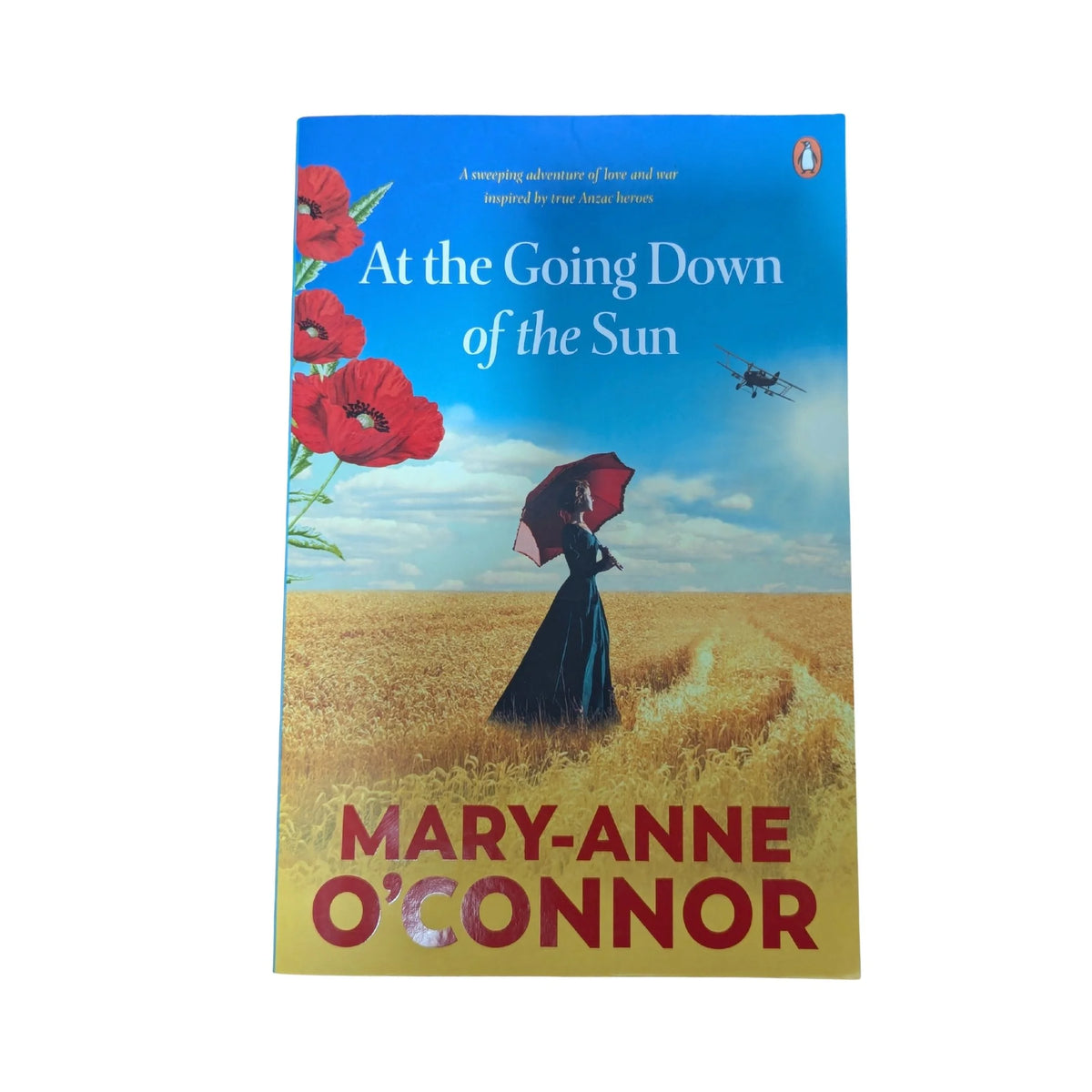 Front cover of At the Going Down of the Sun by Mary-Anne O’Connor, a historical romance set during the First World War