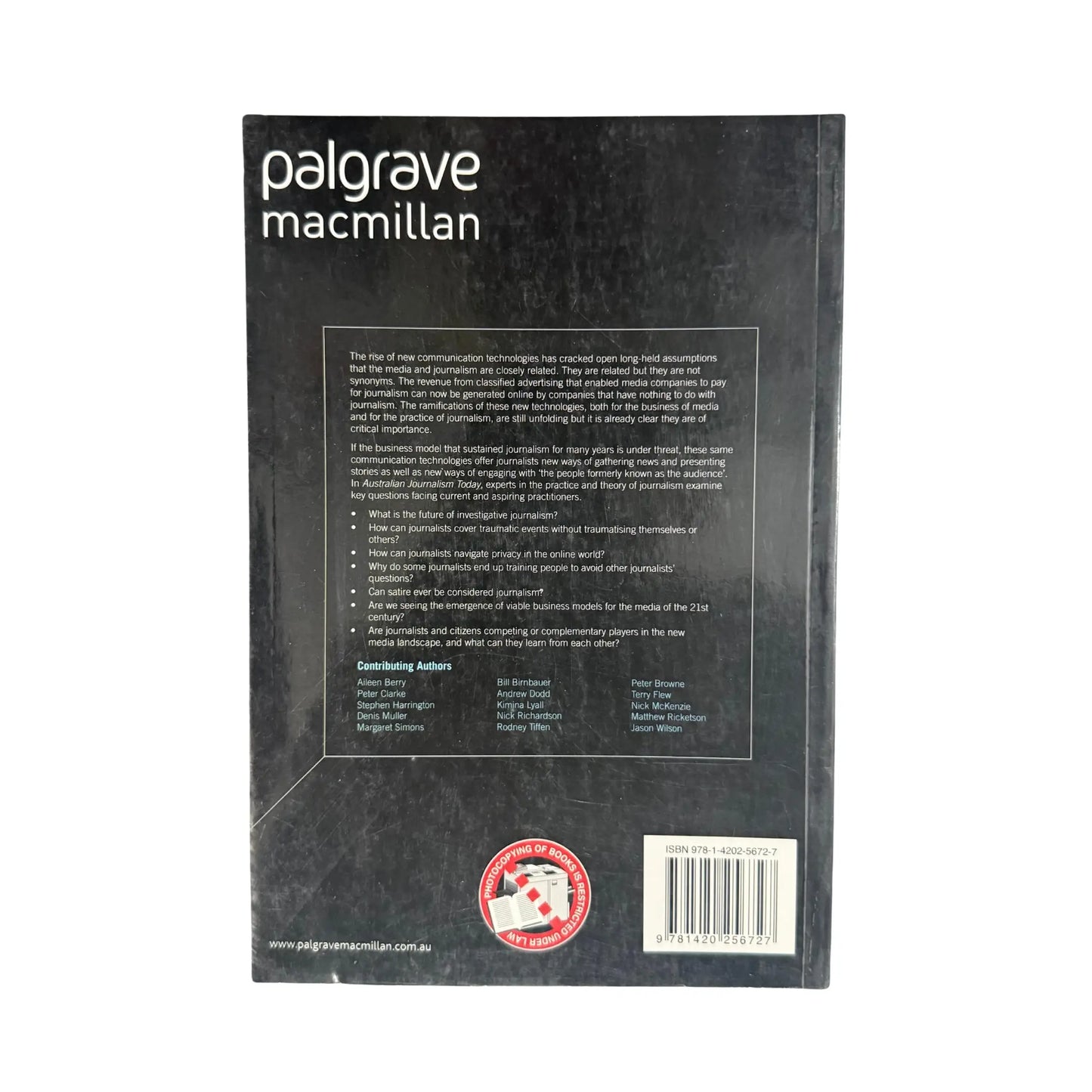 Australian Journalism Today