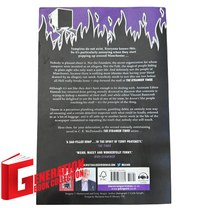 View of the back cover and ISBN information for this authentic imported copy of This Charming Man by C.K. McDonnell.