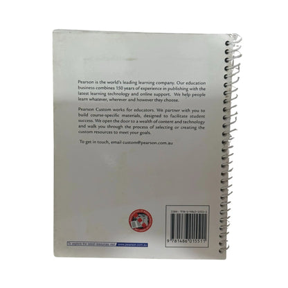 A detailed view of the back cover of the Academic Skills for Nursing and Midwifery Students textbook, featuring ISBN and edition information for this original imported copy.