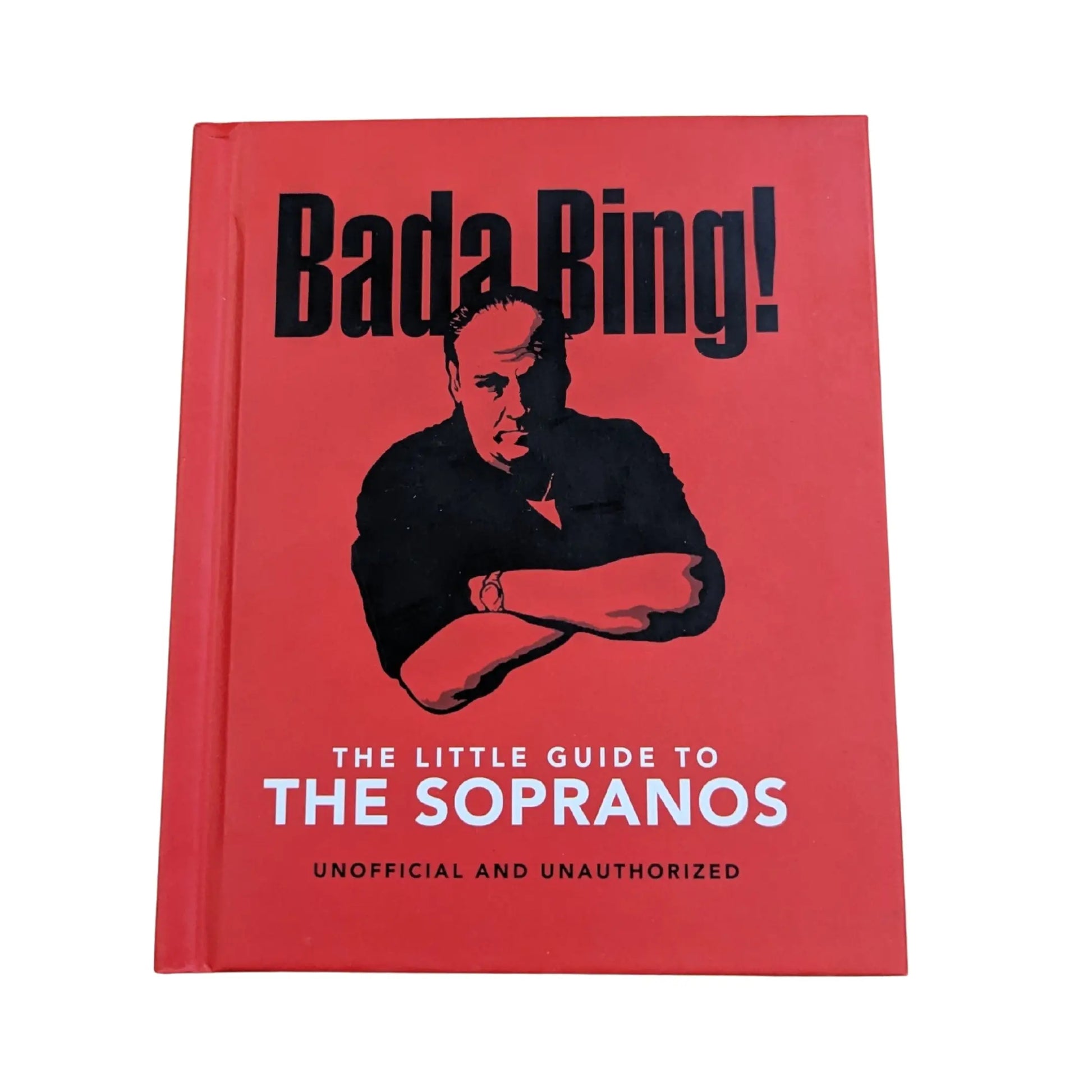The front cover of Bada Bing!: The Little Guide to The Sopranos, available as an original imported copy at Generation Books Collection Pakistan.