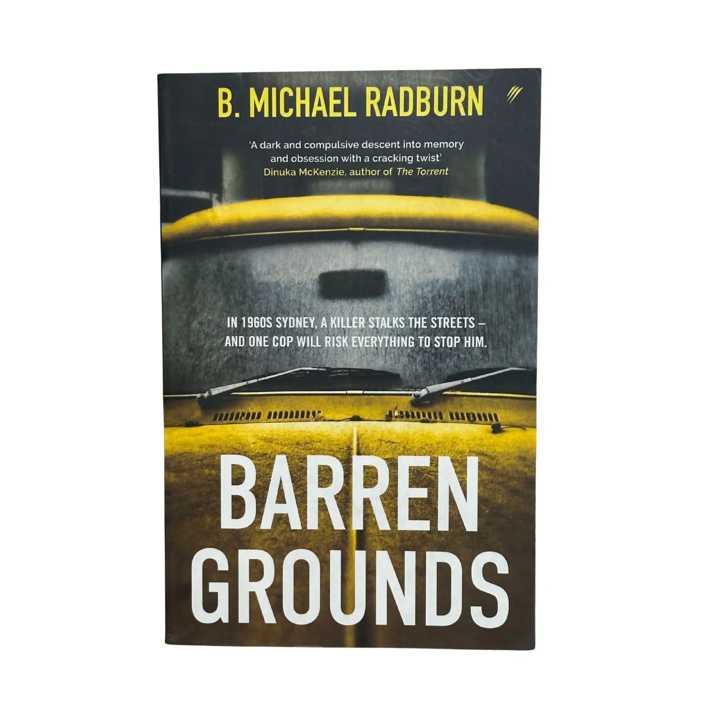 Barren Grounds by B. Michael Radburn original book cover design