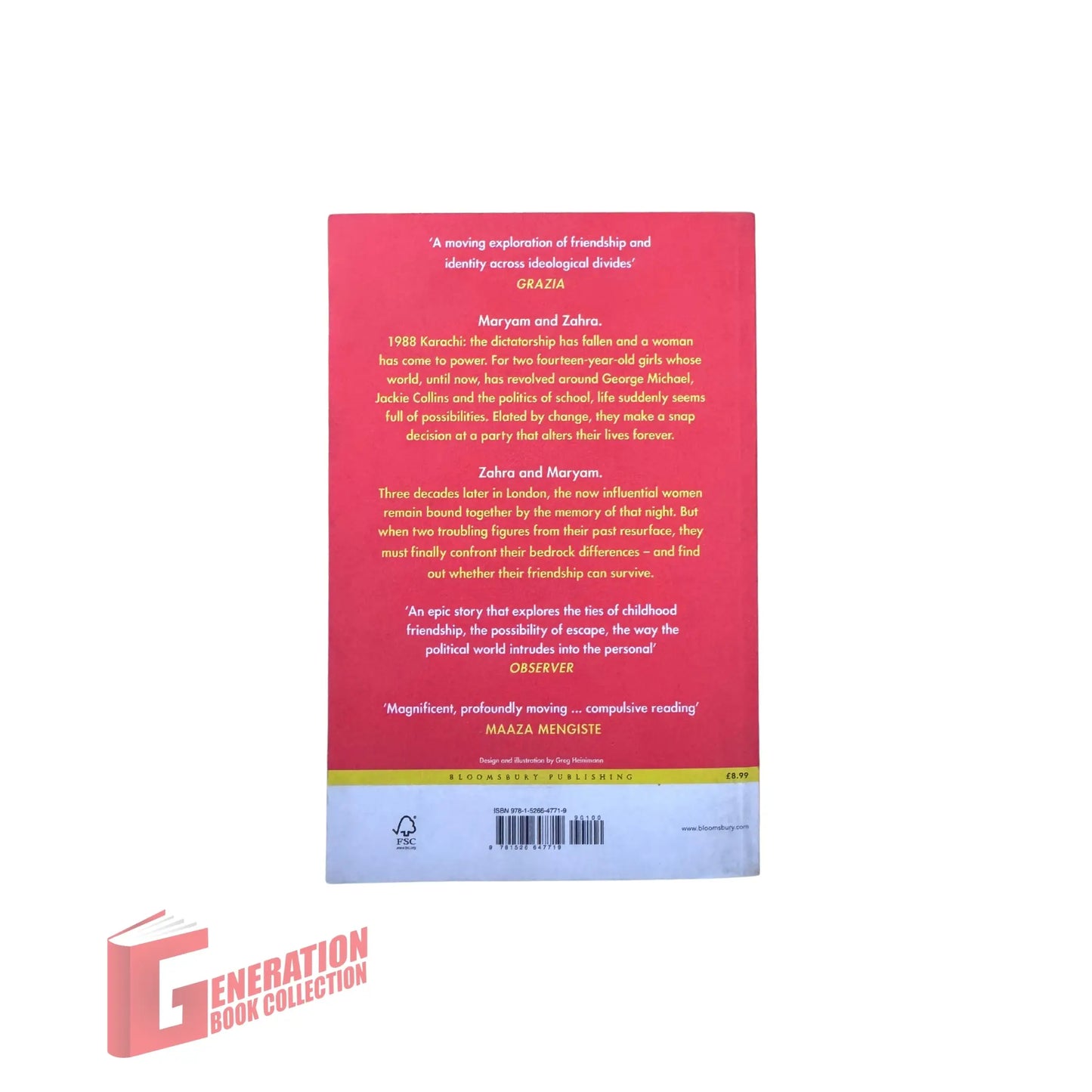 Back cover details of Best of Friends imported edition