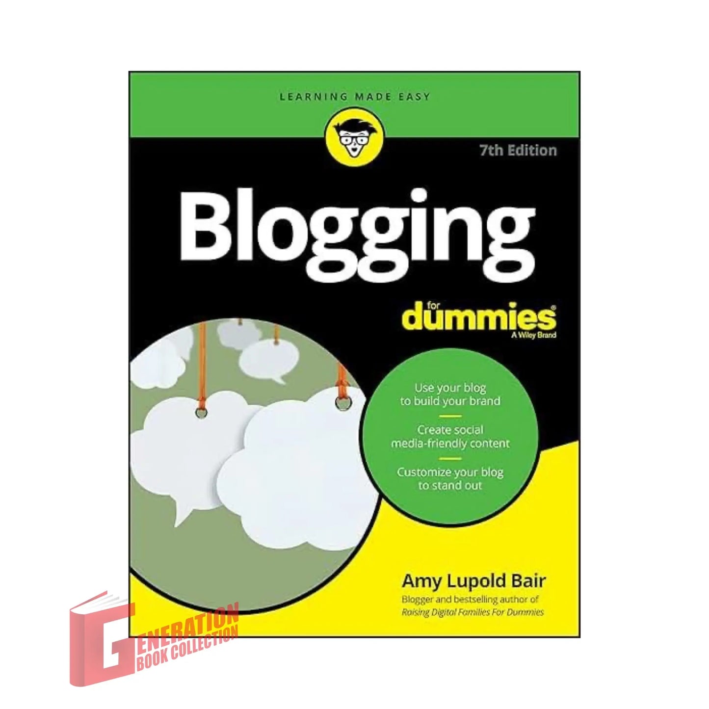 Blogging For Dummies by Amy Lupold Bair original digital marketing guide cover